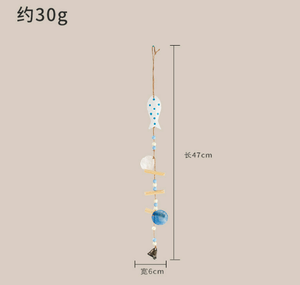 Campanas de Viento Decorativas Art <span class=keywords><strong>Deco</strong></span> con Forma de Estrella de Mar 3D, Decoración para el Hogar de Pascua, Hechas a Mano y Ecológicas, para Colgar en la Sala de Estar - Product Image 6