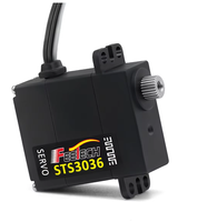STS3036 Servo de Eje Único con Bus Serial, Codificador Magnético de 360 Grados, 6V, 4.5 kg, Carcasa de Plástico, Bajo Precio, para Robot de IA Incorporada y Juguetes