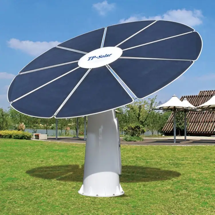 Uso domestico pannello solare personalizzato Flower Power System Photovoltaik-Komplettanlage Mit Speicher giardino esterno nuovo sistema di albero solare