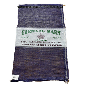 Sac en filet anti-déformation avec bord <span class=keywords><strong>élastique</strong></span> moulé en maille tressée pour le stockage en gros de fruits et légumes - Product Image 1