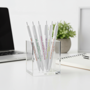 12 stylos à bille rétractables avec versets bibliques, encre colorée 1,0 mm, pour journalisation, papeterie religieuse chrétienne, cadeau - Product Image 6