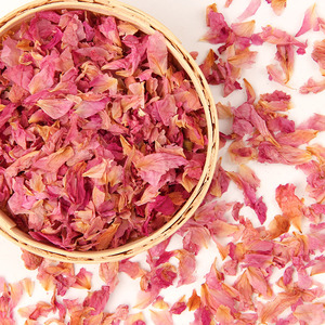 Pétalos secos orgánicos limpios pequeños de flores secas orgánicas pétalos de rosa secos de color rosa claro puro para confeti de boda/té/vela/pastel - Product Image 3