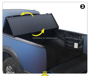 Meilleur <span class=keywords><strong>prix</strong></span>, couvre-caisse rigide pliable en trois parties durable pour Mitsubishi L200 Triton 2005-2014, couvre-caisse de camionnette - Product Image 2