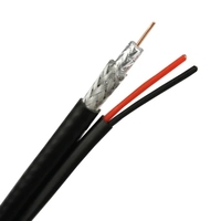 Cable de comunicación Coaxial Siamés, 305m, RG59, RG59, 2c