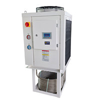 Refroidisseur de liquide industriel Quanguan 8000W pour machine-outil CNC de découpe à l'huile et à l'eau avec fonction de chauffage pour système hydraulique