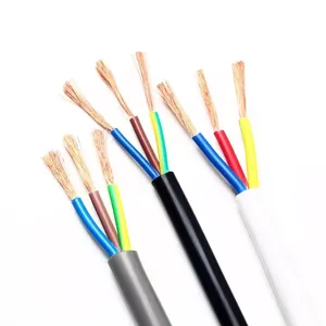 RVV cable flexible 3-core 25mm black 3x15mm2 PVC copper cable wire cable