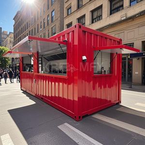 Quiosco Modular de Dos Pisos de Alta Calidad para Comida, Tienda Móvil, Cafetería en Contenedor de 20 Pies, Restaurante, 2025 - Product Image 2