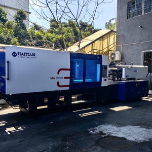 Haitian 380 Ton Hydraulic Horizontal Plastic Injection Blow Molding Machine 1127g Injection Weight Energy Saving - Product Image 2