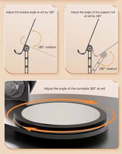 Best Selling 360-Degree Adjustable Desktop Cooling Stand <b>Holder</b> Pad Universal for Laptop & Notebook Durable Metal Material - Product Image 5