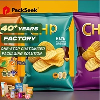 Sacs d'emballage personnalisés en plastique et feuille d'aluminium pour aliments secs, frites croustillantes, snacks et chips de pommes de terre – Vente directe usine