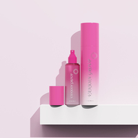 Flacons vaporisateurs en plastique transparent pour parfum, personnalisés, haut de gamme, en vente, 50 ml, 80 ml, 100 ml, 250 ml, PET, vaporisateur fin pour parfum