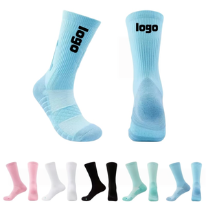 Wholesale Pro Game Youth Basketball Crew <b>Socks</b> Elite Training Cushioned <b>Compression</b> Breathable Quick-Dry Moisture-Wicking - Product Image 1