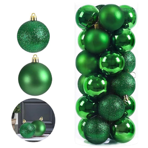 Venta al por Mayor Directa de Fábrica, Bolas de Navidad de Plástico al Mejor Precio para un Estilo Festivo, Tamaño de 3cm a 50cm, OEM, ODM, Bola de Navidad - Product Image 4