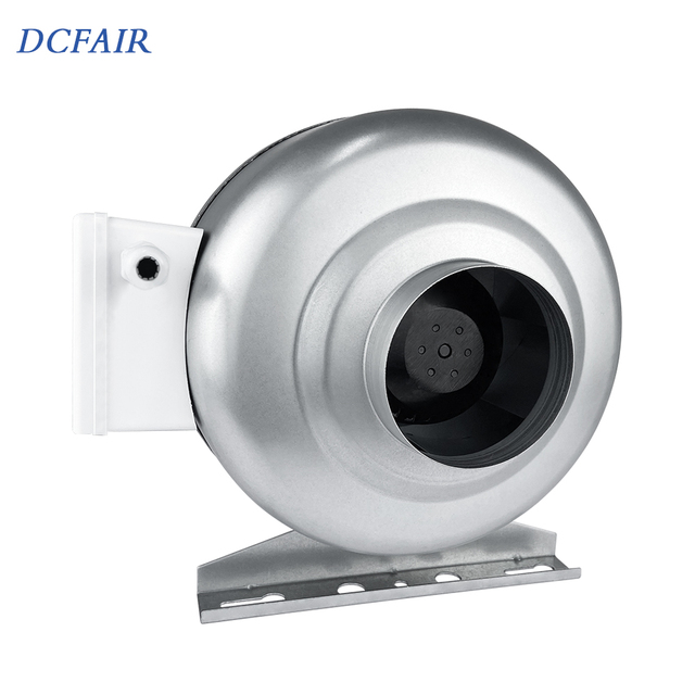 125mm AC Turbo Industrial Exhaust Ventilation Duct Fan Cooler Silent OEM/ODM Customizable AC 220-240V Low Noise 37-45dB