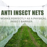 Filet anti-insectes vert HDPE vierge Offre Spéciale filet anti-insectes anti-mouches pour serre filets en plastique rouleau emballage coupe taille Nylon