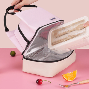 Nueva <span class=keywords><strong>bolsa</strong></span> <span class=keywords><strong>de</strong></span> <span class=keywords><strong>hielo</strong></span> <span class=keywords><strong>de</strong></span> doble capa para picnic, <span class=keywords><strong>bolsa</strong></span> <span class=keywords><strong>de</strong></span> almuerzo <span class=keywords><strong>de</strong></span> picnic <span class=keywords><strong>de</strong></span> gran capacidad, <span class=keywords><strong>bolsa</strong></span> Bento térmica portátil para niñas - Product Image 2