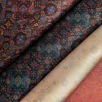 147gsm Personnaliser la Conception Polyester Textile Jacquard Brocade Tissu Matériel pour Robe
