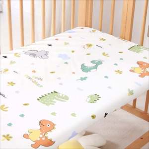 Drap de lit bébé en coton biologique en bambou uni, drap de lit bébé ajusté, drap de lit bébé pour parc pour bébé - Product Image 6