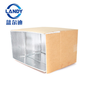 <span class=keywords><strong>Fogli</strong></span> Isolanti in Schiuma EPE con Rivestimento in Alluminio 14x14x14 per Scatole <span class=keywords><strong>di</strong></span> Frutti <span class=keywords><strong>di</strong></span> Mare con Scatola <span class=keywords><strong>di</strong></span> <span class=keywords><strong>Cartone</strong></span> - Product Image 3