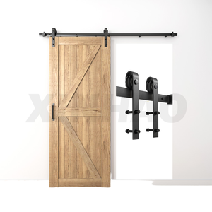 Nhà Sản Xuất Cửa Gỗ Trượt Bằng Gỗ Barn Hệ Thống Nội Thất Trượt Barn Pháp Phòng Ngủ Cửa Phòng Nhà Vệ Sinh Rắn Gỗ Barn Cửa - Product Image 3