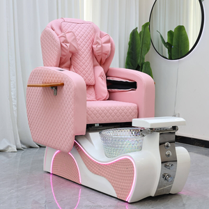 Mobilier de salon de beauté moderne, mobilier de salon de manucure de luxe, fauteuil de pédicure professionnel avec massage électrique et spa pour les pieds sans tuyauterie - Product Image 1