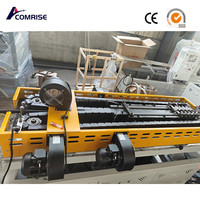 Máquina de tubería de plástico corrugado de segunda mano Línea de producción de tubería de conducto eléctrico corrugado de pared simple de PP PE PVC de alta velocidad.