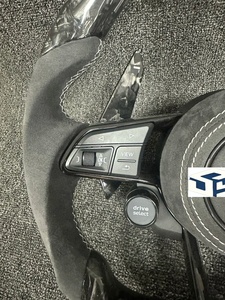 Volant compatible avec <span class=keywords><strong>Audi</strong></span> A3 A4 A5 A6L A7 A8 Rs3 Rs4 Rs5 Rs6 Rs7 Q3 Q5 Q7 A6 B9 B8.5 B8 R8 TT <span class=keywords><strong>TTS</strong></span>, du modèle ancien au modèle neuf. - Product Image 3