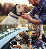 Protège-oreilles anti-bruit OEM personnalisés pour chiens, 29 dB SNR, avec mousse à mémoire de forme de qualité médicale, sangle réglable, pour feux d'artifice et grondements, apaisants