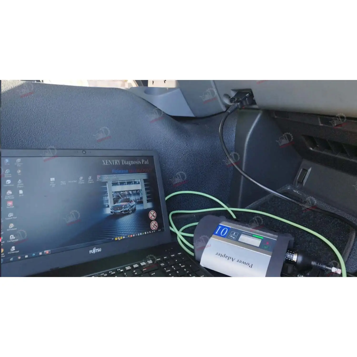 Chất lượng tốt nhất cho Benz SD C4 xe tải Heavy Duty Scanner công cụ doip phiên bản Mb C4 Adapter multiplexer công cụ