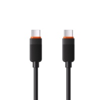 Câble USB Type-C vers Type-C de 1 m avec charge rapide 5A, noyau en cuivre pur, matériau en silicone pour téléphones mobiles