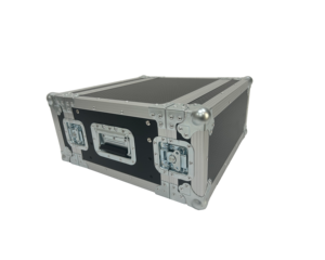 Aangepaste aluminium <span class=keywords><strong>2U</strong></span> <span class=keywords><strong>rack</strong></span> flightcase microfoonontvanger flightcase 4U voor draadloos microfoonsysteem met lade - Product Image 1