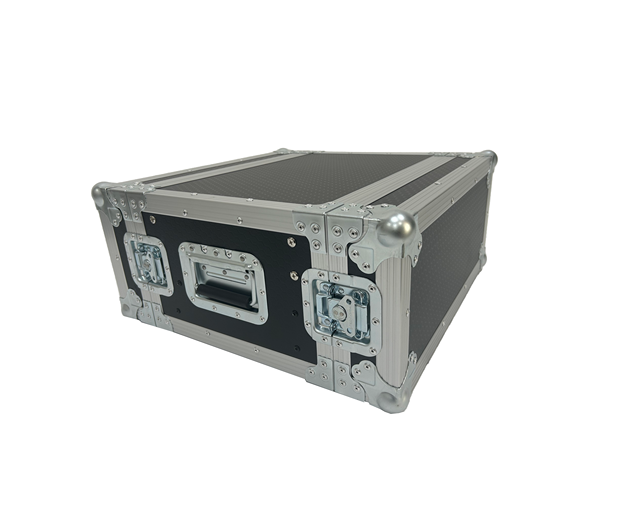 Customize Aluminum 2U Rack Flight case Mic Receiver Flight case 4U for Wireless Microphone System with drawer
