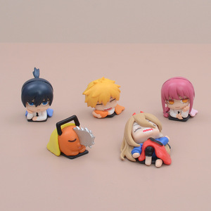 Figurines d'action en PVC d'anime célèbre, série Chibi Sleep, 5 pièces, <span class=keywords><strong>Denji</strong></span> Makima Aki Power, décoration, artisanat en plastique - Product Image 5