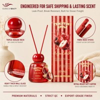Diffuseur de parfum LOVALI HOME Tempting Apple 100ml, parfum d'ambiance luxueux, arôme fruité, senteur fraîche, vente en gros