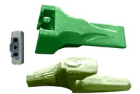 Dents de godet de déchiqueteur forgées TECHGONG pour excavatrices 30S 35S 40S V13SYL V17SYL V19SYL – Pièces haute résistance et anti-usure (lot de 3)