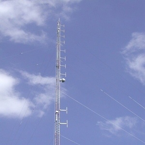 30m 45m 50m 55m 60m 65m 70m 80m 90m 100m 120 Meter Galvanized Triangular Guyed Mast Wifi Communication Wind Measurement Tower Gu - Product Image 1