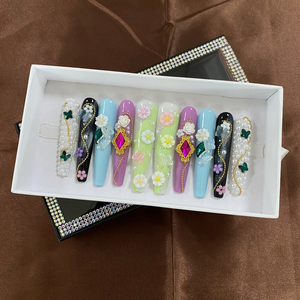 <span class=keywords><strong>Uñas</strong></span> acrílicas ABS largas cortas <span class=keywords><strong>de</strong></span> <span class=keywords><strong>diseño</strong></span> personalizado <span class=keywords><strong>de</strong></span> Metal <span class=keywords><strong>dorado</strong></span>, 10 Uds., Gel <span class=keywords><strong>de</strong></span> espesor <span class=keywords><strong>de</strong></span> lujo, <span class=keywords><strong>uñas</strong></span> acrílicas brillantes hechas a mano, venta al por mayor - Product Image 5