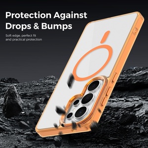 Fundas Magnéticas Transparentes para Teléfono Móvil Samsung S26 S22 S23 S24 Ultra A57 A36 A56 A26 A17 A15 A55 A37 A35, Resistentes a Impactos - Product Image 3