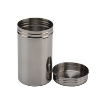 Pot de conservation alimentaire hermétique en acier inoxydable 304 avec couvercle à clipser, récipient de voyage écologique pour la maison et le bureau, petite taille
