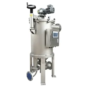 industrial chemical/Ink coating /honey/syrup/paint Automatic self cleaning filter housing machine with filtration Scraper Type