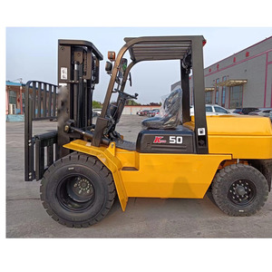 Chariot élévateur diesel 5 tonnes 6T 7T 8T 9T 10T Chariot élévateur brut Usine diesel Chariot élévateur tout terrain robuste - Product Image 3