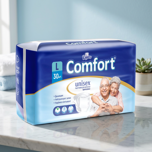 Couches jetables pour adultes Taille L Soin de l'incontinence Haute absorption Protection anti-fuites 3 couches Ajustement confortable Lot de 30 pièces pour la vente en gros - Product Image 2