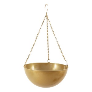 Wrought iron flower pot hanging <b>basket</b>, hanging <b>basket</b>, hanging pot flower rack, pothos and hanging planter, hook, hanging - Product Image 4