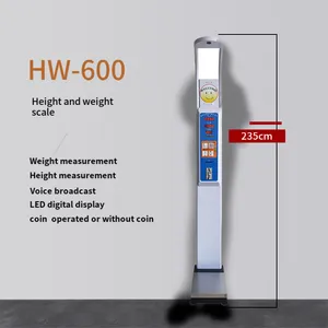 Coin Operated Vending Machine Height Wegiht Scale For Supermarket Coin Scale OEM Customizable Available