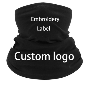 Logotipo personalizado bordado invierno cálido liso Dralon polar ciclismo a prueba de viento tubo cuello polaina calentador Bandana - Product Image 2
