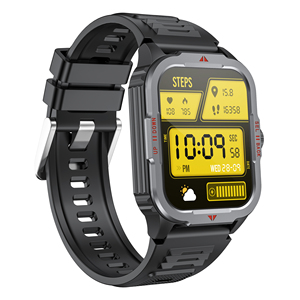 นาฬิกาอัจฉริยะ G129หน้าจอขนาดใหญ่1.83นิ้ว HD ไฟฉายแอป dafit โทร BT IP67เพลงสำหรับผู้ชายกีฬากลางแจ้งแอนดรอยด์ iOS นาฬิกาอัจฉริยะ - Product Image 2