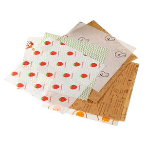 Papier d'emballage personnalisé anti-graisse, 50 pièces, pour hamburger, emballage, hamburger - Product Image 1