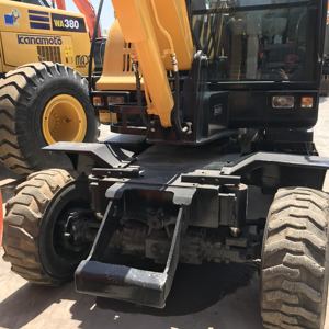 Excavatrice Hyundai 60W-7 modèle 7 tonnes avec moteur Cummins, unité d'occasion à bas prix, peinture d'origine, comprend des composants de pompe Enerpac - Product Image 3