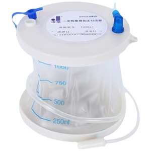 Kit de drainage à pression négative jetable Weigao Jierui 1000 ml avec connecteur conique pour usage chirurgical - Product Image 3