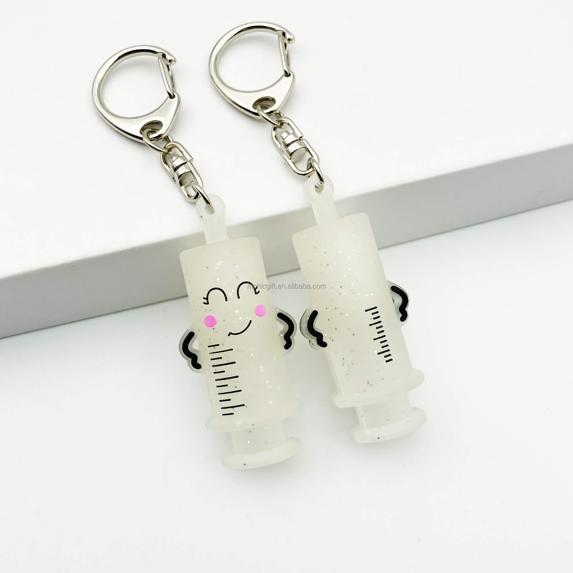 Aiguille Flash Transparente Avec crochet
